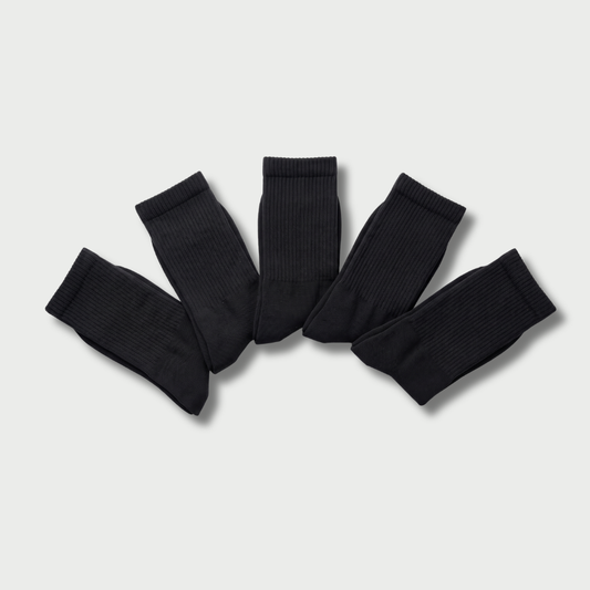 Pack 5 Calcetines EstiloFino | 100% Algodón Anti-Odor